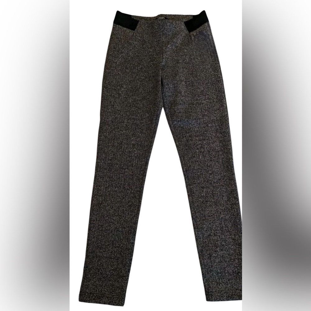 Chaps- Ladies Size Sm Grey Heathered Pull On Slim-Legging
